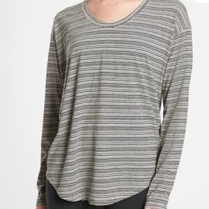 Athleta Cloudlight Stratus Striped Tee
